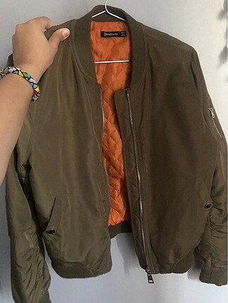 Stradivarius bomber ceket haki