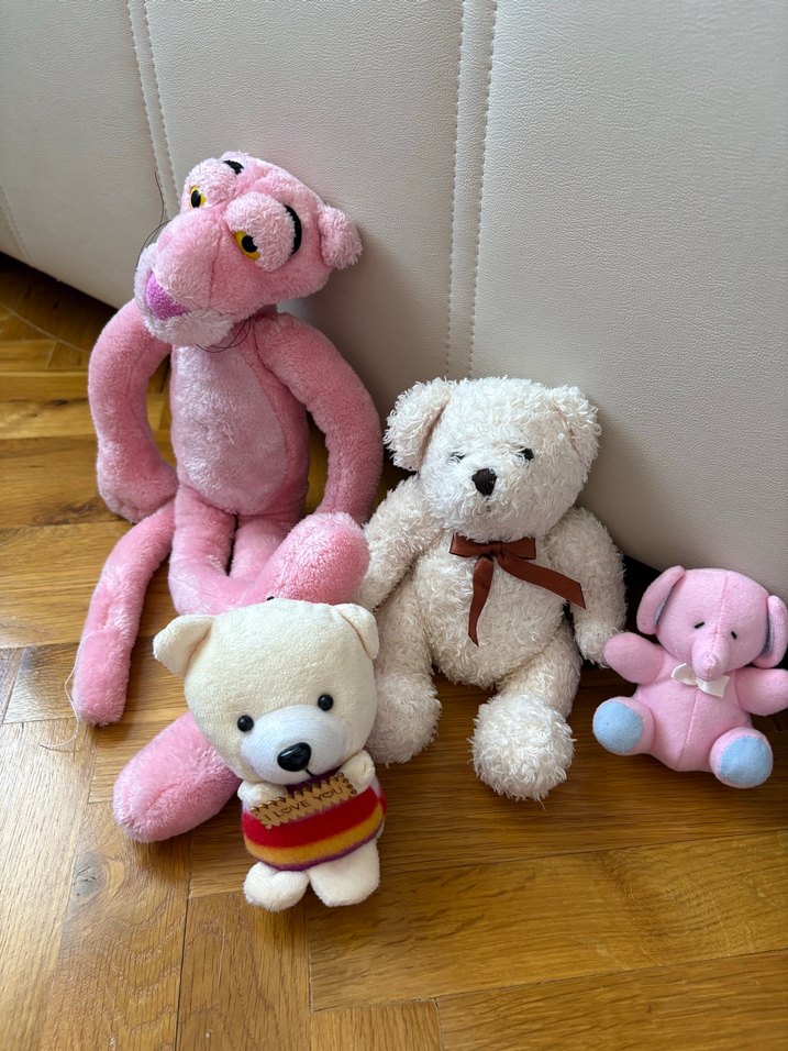 Pastel Pembe Peluş Oyuncak - Görsel 2