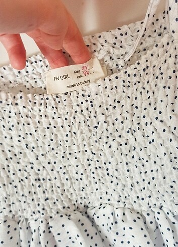 Zara Kız çocuk balon etekli askılı elbise