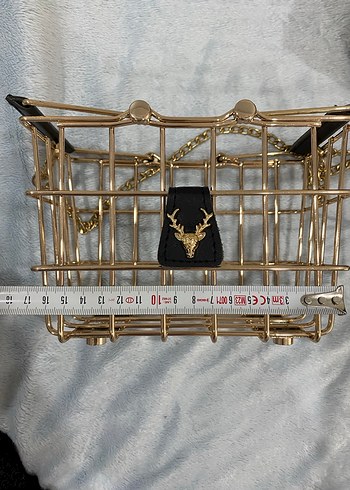 Zincir Detaylı Siyah Deri Kadın Çanta - Görsel 6