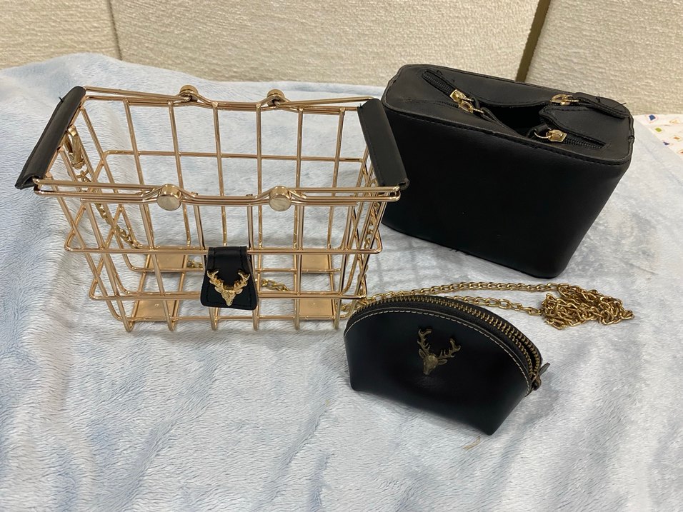 Zincir Detaylı Siyah Deri Kadın Çanta - Görsel 4