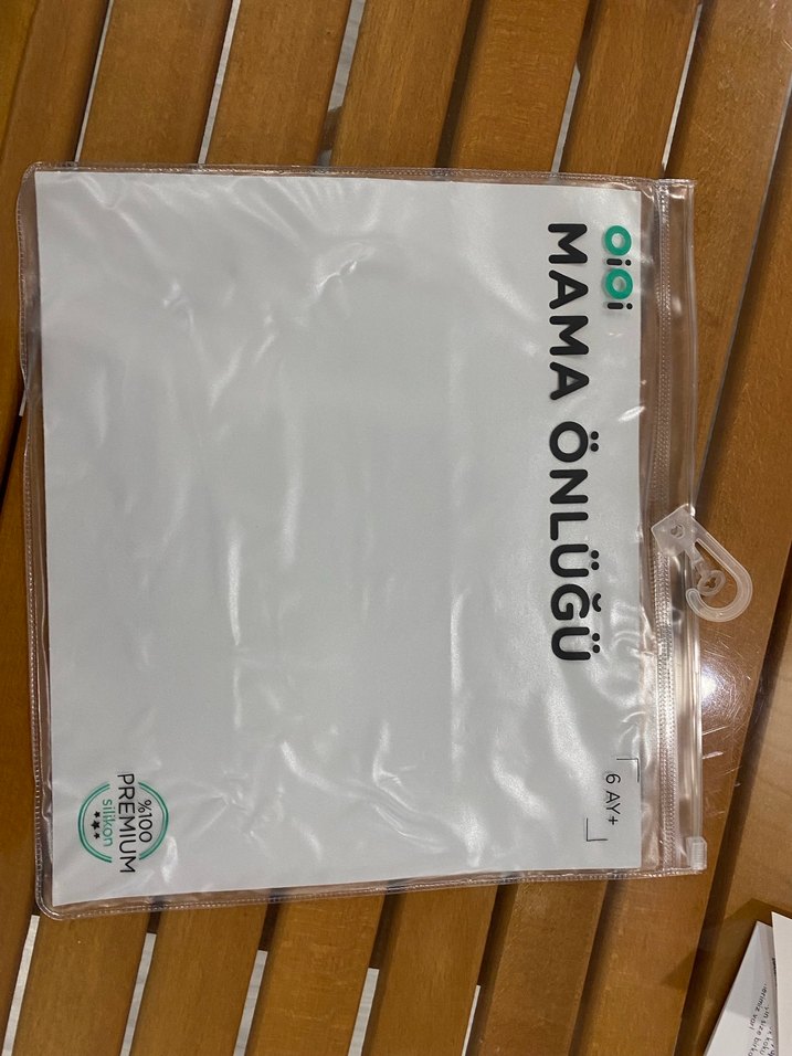 Koyu Mavi Silikon Bebek Önlüğü - Görsel 3