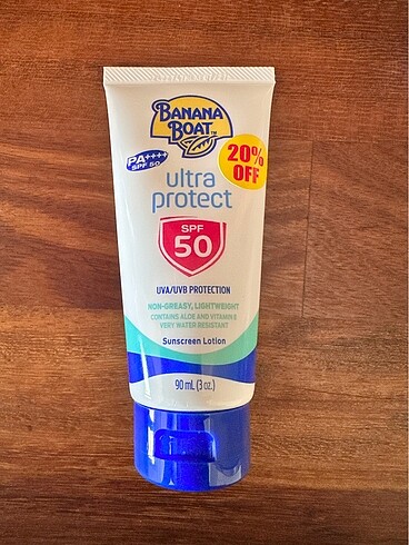 Banana Boat Ultra Protect 50 SPF Güneş Kremi