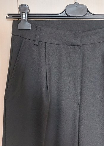 Kadın Siyah Kumaş Pantolon - Görsel 2