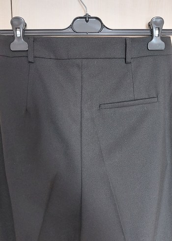 Kadın Siyah Kumaş Pantolon - Görsel 4