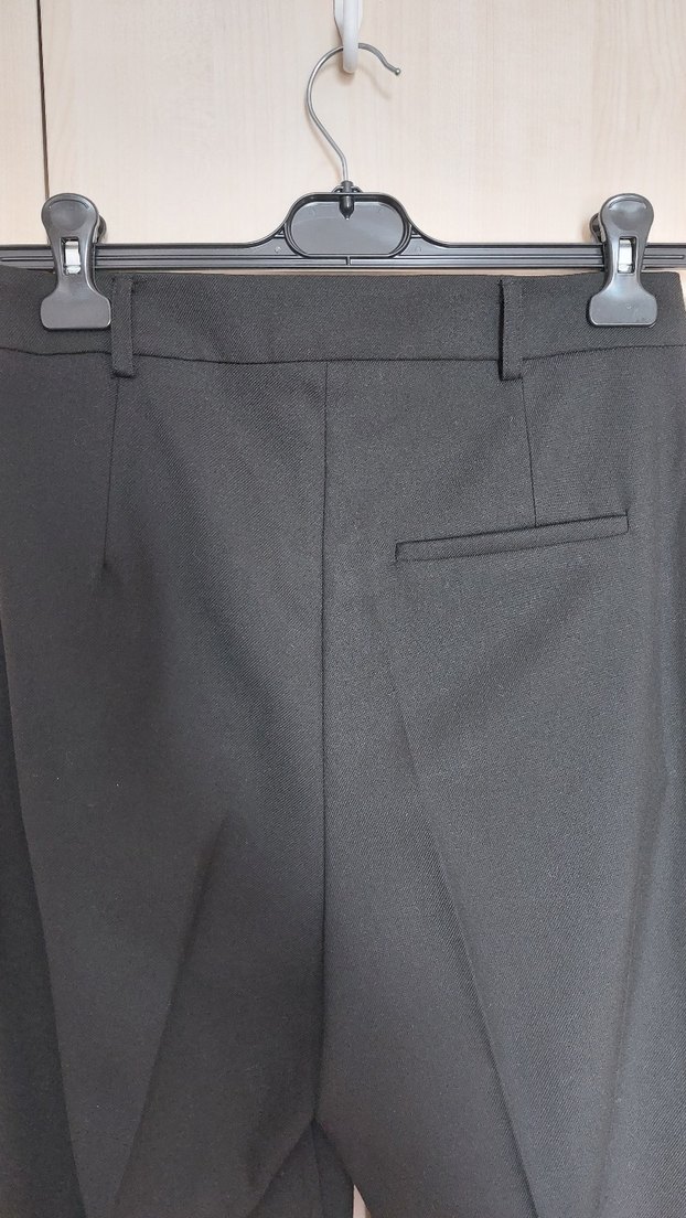 Kadın Siyah Kumaş Pantolon - Görsel 4