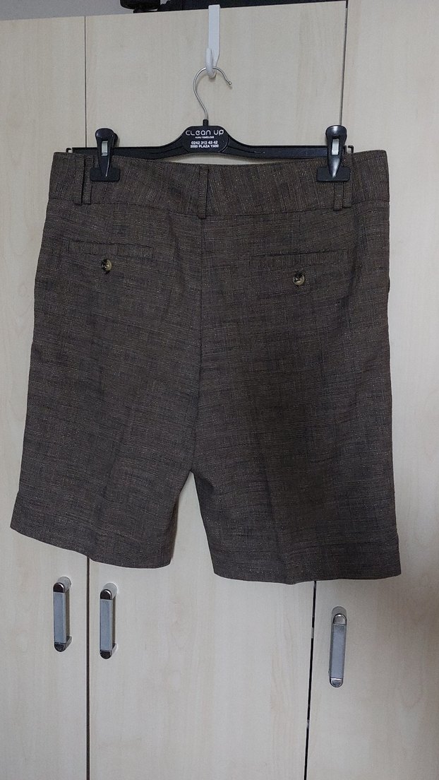 Kısa Kumaş Şort - Görsel 3