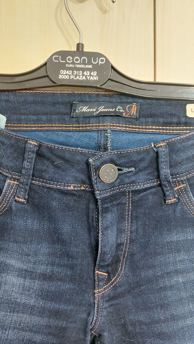 Lacivert Kadın Kot Pantolon - Görsel 2