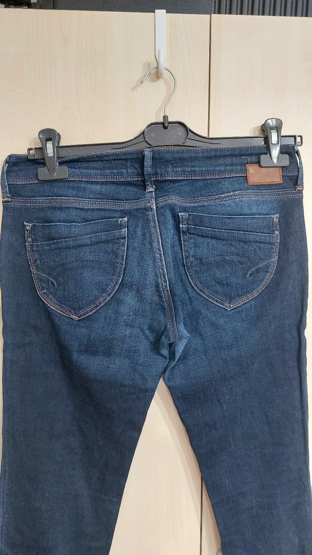 Lacivert Kadın Kot Pantolon - Görsel 3