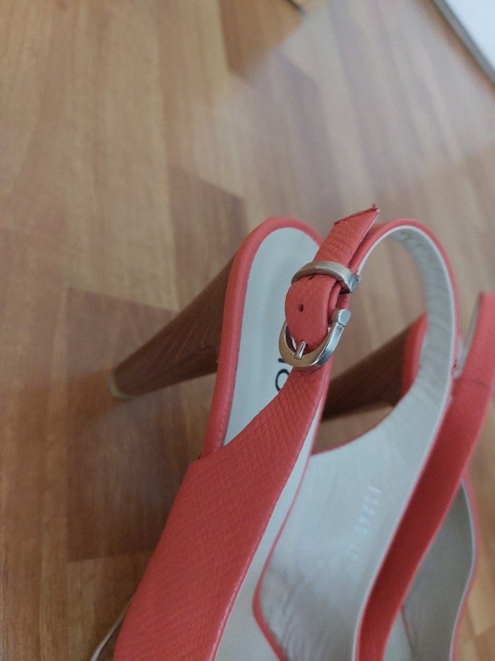 Pembe Platform Topuklu Kadın Topuklu Ayakkabı - Görsel 4