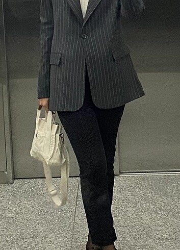 s Beden gri Renk Blazer ceket