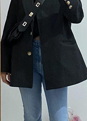 s Beden siyah Renk Blazer kaban