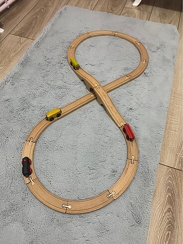 Ikea ahşap tren ray seti