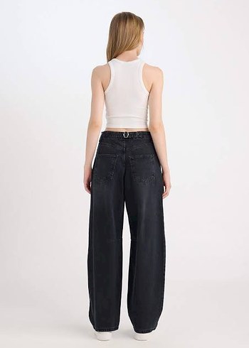 27 Beden siyah baggy pantolon
