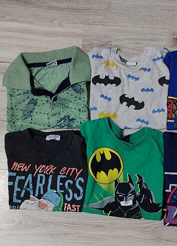 24-36 Ay Beden çeşitli Renk Erkek çocuk tshirt 