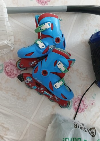 Renkli Mavi Erkek Paten, Cırt Cırtlı