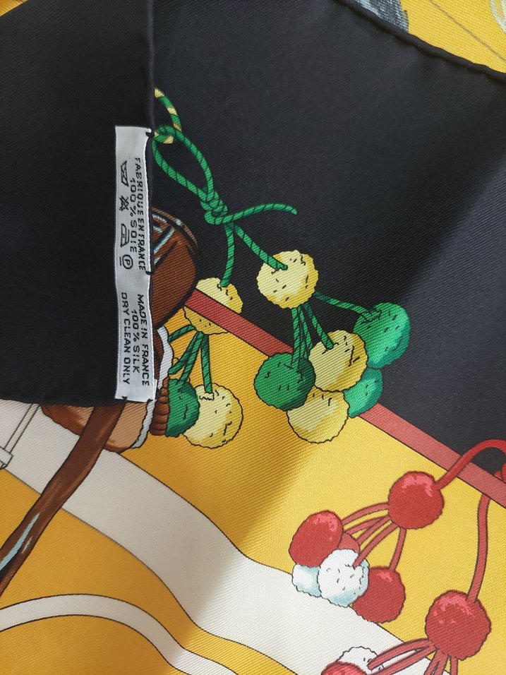 Fiyat temsilidir Orijinal Hermès İpek Eşarp  Vintage - Görsel 3