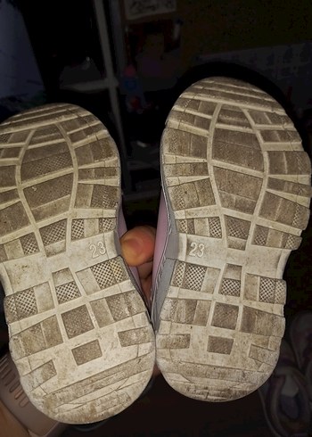 Kız Çocuk Çok Renkli Cırt Cırtlı Spor Ayakkabı - Görsel 3