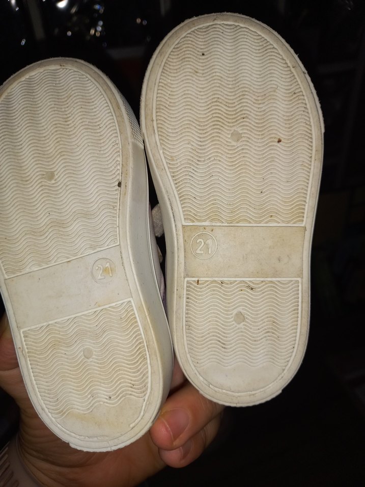 Kız Çocuk Çok Renkli Cırt Cırtlı Spor Ayakkabı - Görsel 4