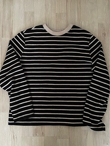 çizgili sweatshirt
