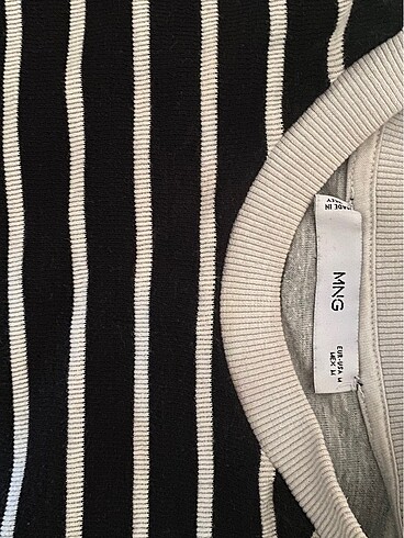 Mango çizgili sweatshirt