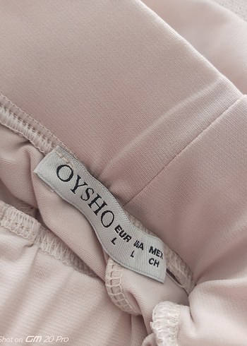 Oysho Bej Midi Spor bol pantolon