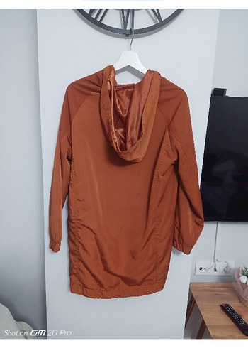 taba rengi yağmurluk - Görsel 2