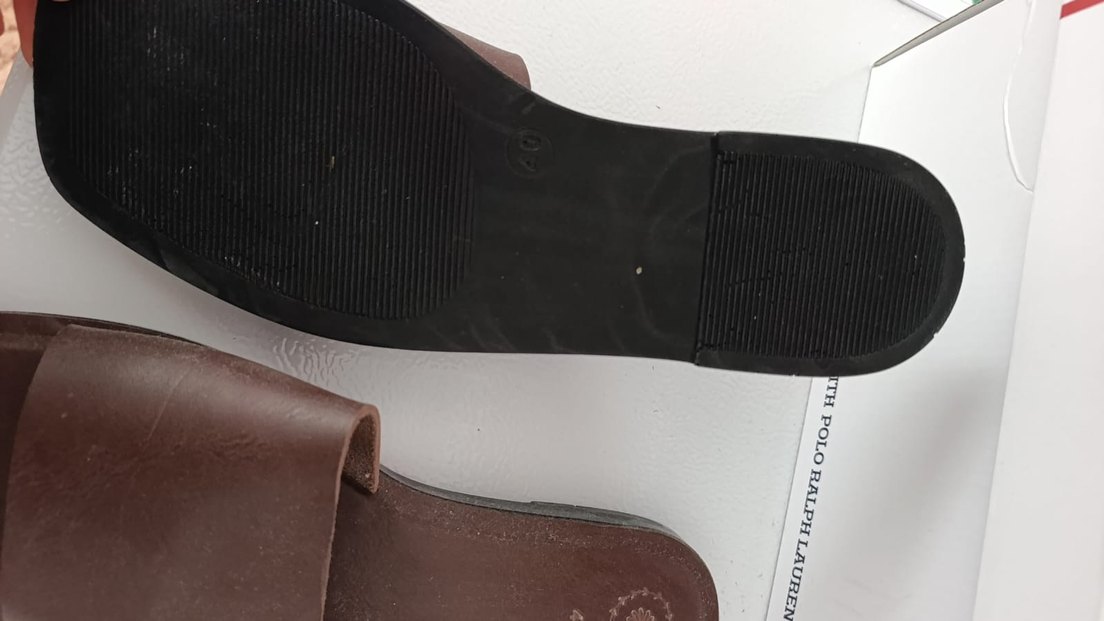 Kahverengi Deri Erkek Terlik - Görsel 3