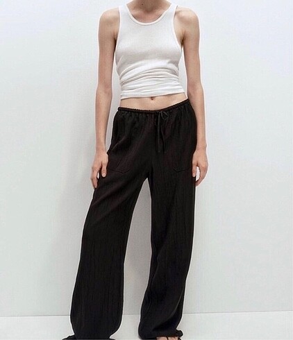 Zara yüksek bel pantolon
