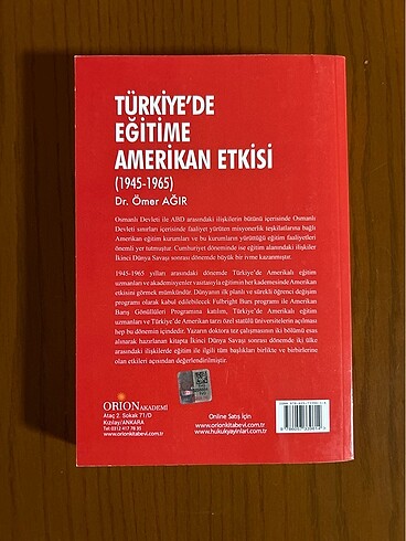  TÜRKİYE'DE EĞİTİME AMERİKAN ETKİSİ