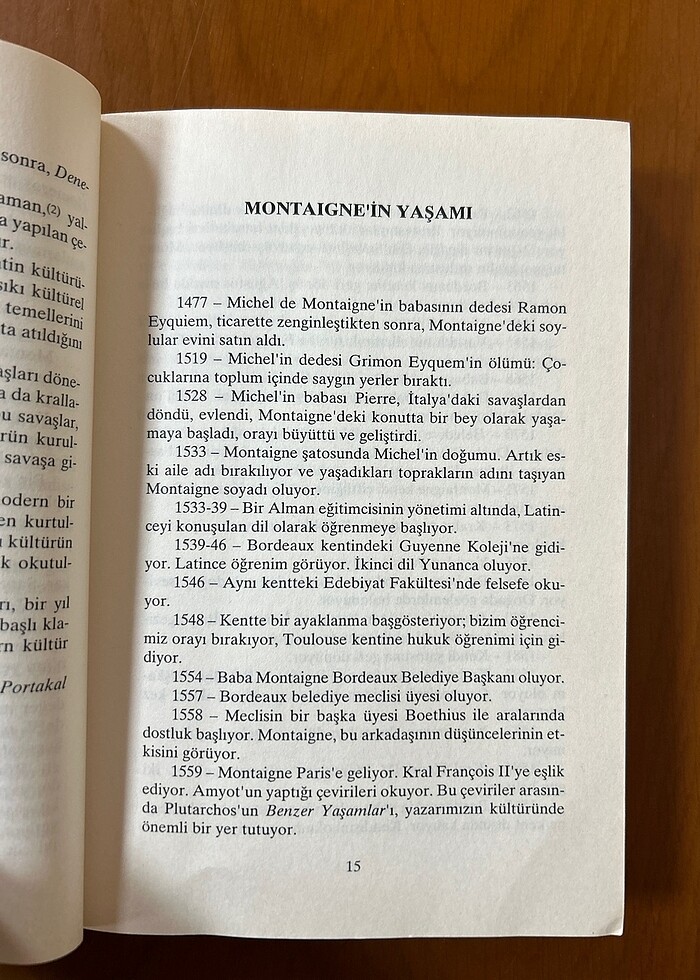 DENEMELER - MONTAIGNE - Görsel 4