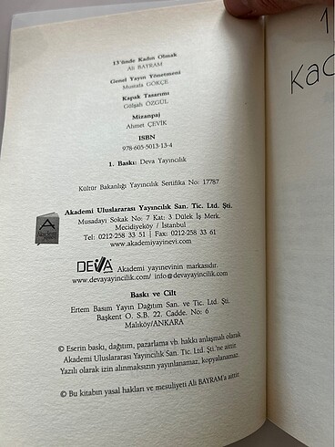 Beden 13' NDE KADIN OLMAK