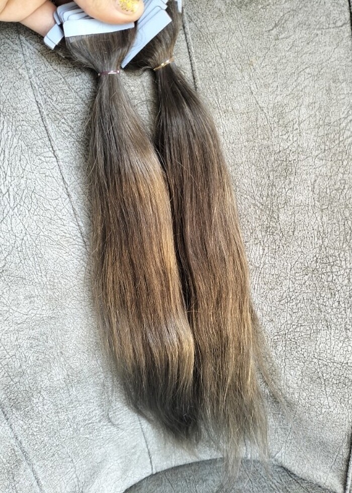 Bant kaynak gerçek saç 40 adet  - Görsel 2