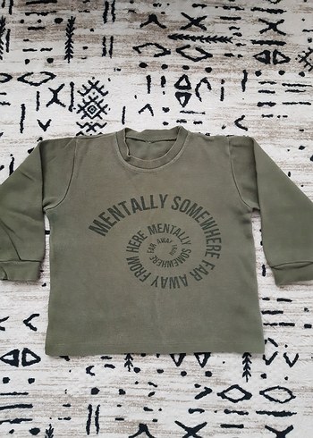 Baskılı Erkek Çocuk Sweatshirt