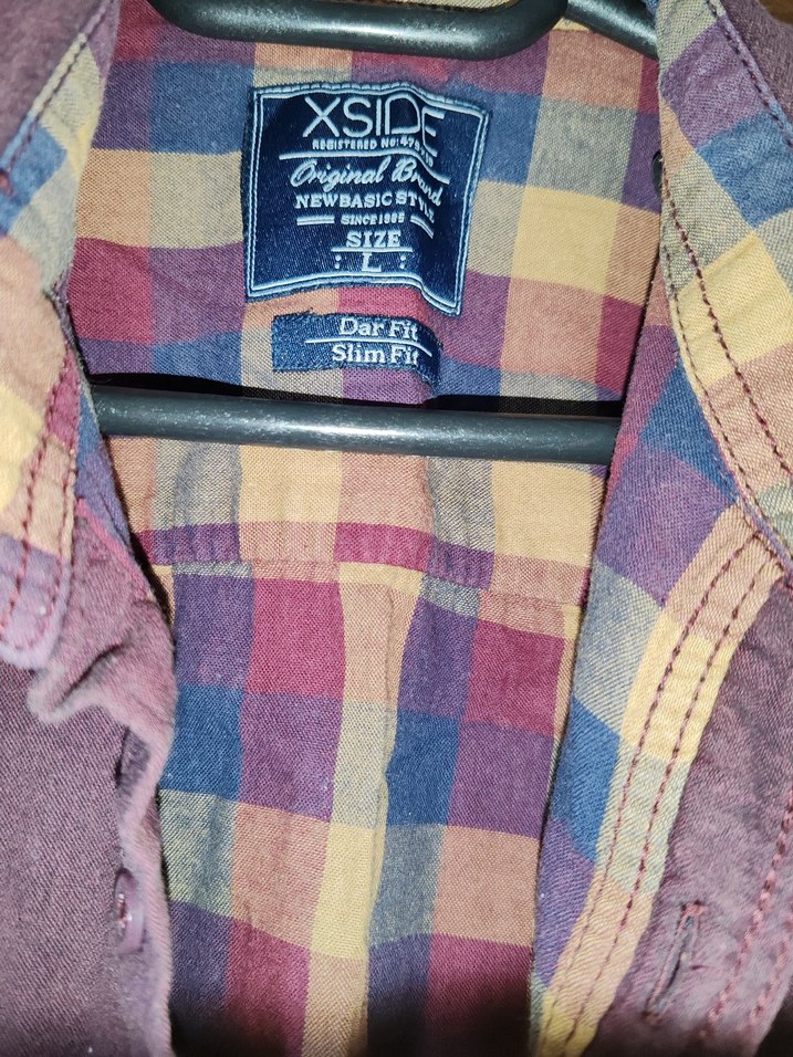 Bordo Erkek Gömlek - Görsel 3