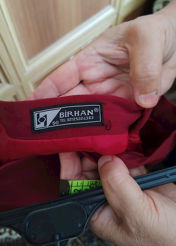 Bordo Uzun Drapeli Kadın Etek - Görsel 4