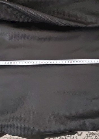 Siyah Deri Biker Ceket, Fermuarlı, Uzun Kollu - Görsel 6