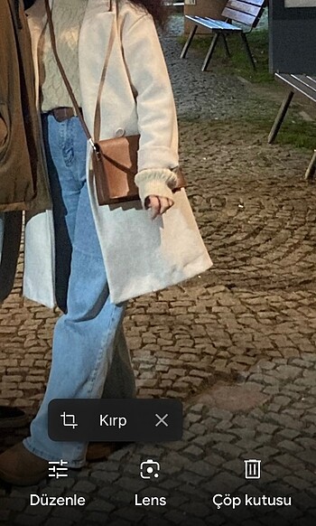 m Beden camel Renk Pull bear kaşe kaban