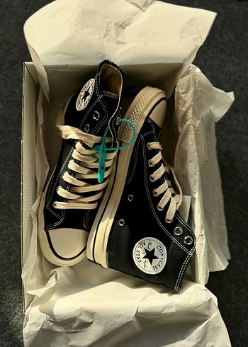 42 Beden siyah Renk Converse Chuck Taylor 70