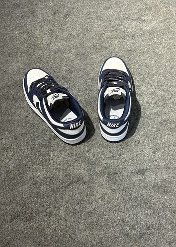 38 Beden mavi Renk NIKE DUNK LOW NAVY BLUE +1 ADET ÇORAP HEDİYE 