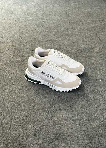 LACOSTE ELİT ACTİVE BEYAZ YEŞİL ÜST KALİTE ETİKETLİ