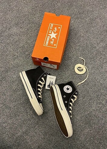 38 Beden siyah Renk Converse chuck Taylor İTHAL