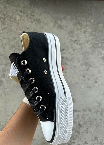 37 Beden Converse lift PLATFROM siyah İTHAL KALİTE