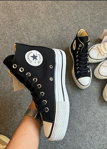 36 Beden CONVERSE LİFT PLATFORM BİLEKLİ İTHAL KALİTE