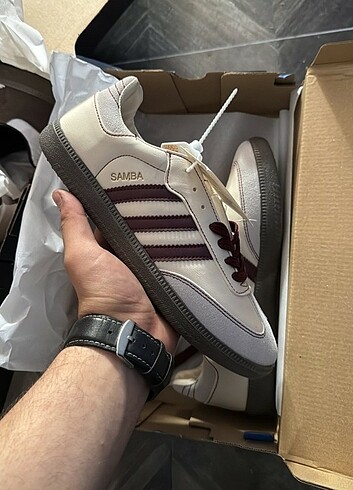Adidas Samba yeni model Bejj Bordo