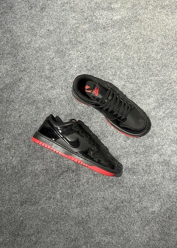 NIKE DUNK LOW RED BLACK +1 ADET ÇORAP HEDİYE ÜST KALİTE