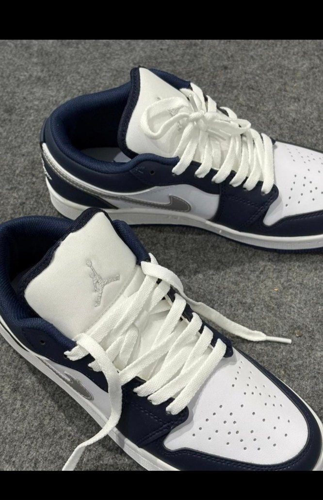 Nike Air Jordan Low Navy 

EN ÜST KALİTEDİR — görsel 4/6