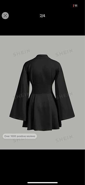 Sheinside Siyah elbise