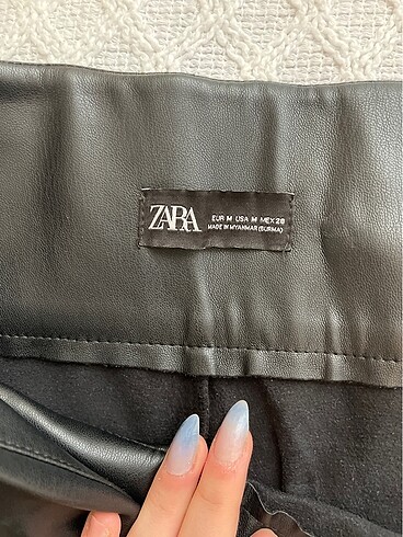 Zara zara deri pantolon