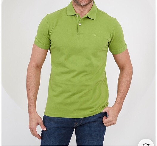 Yeşil polo erkek tişort